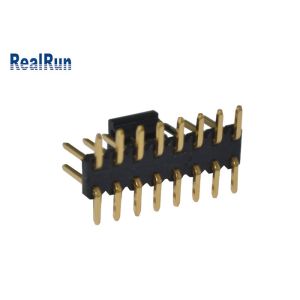 LCM LED UL94V-0 SMT Pin Header Brass Board To Board Connector PA6T