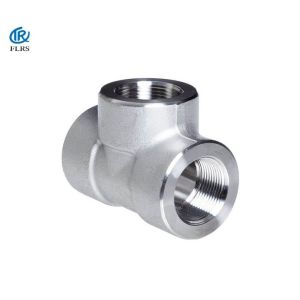 Buy cheap Forged SS BSPP NPT Threaded Socket Weld Equal Tee from wholesalers