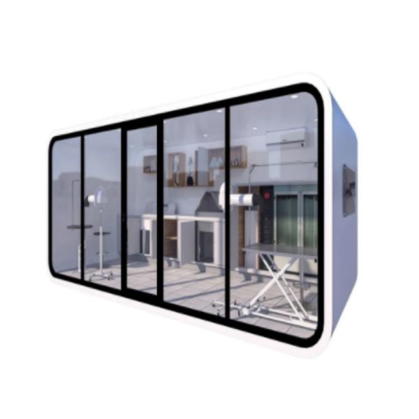 Quality Workshop Warehouse Construction Office White or Customized Color Modern Modular Mini Home for sale