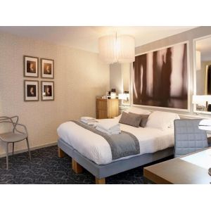 Buy cheap Guinea-Bissau hotel bedroom furniture set from China factory of wood bed with mattress and wood cabinet table from wholesalers