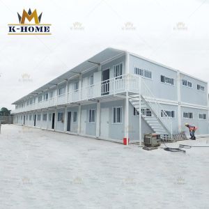 Buy cheap Double Floor Sandwich Panel House Prefabricated Labour Quarters from wholesalers