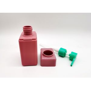 Pink 100ml 250ml HDPE Plastic Bottles With Lotion Pump
