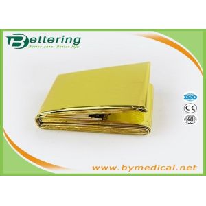 Buy cheap High Quality Waterproof Outdoor Emergency Survival Foil Thermal First Aid Rescue Blanket 160x210cm Golden/Silver colour from wholesalers