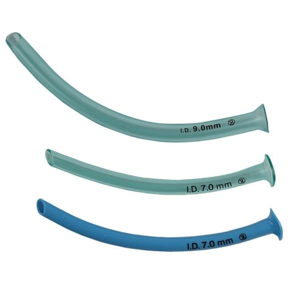 Quality Medical Grade Sterile Disposable Nasopharyngeal Airway Tube Size 3.5 Blue Color for sale