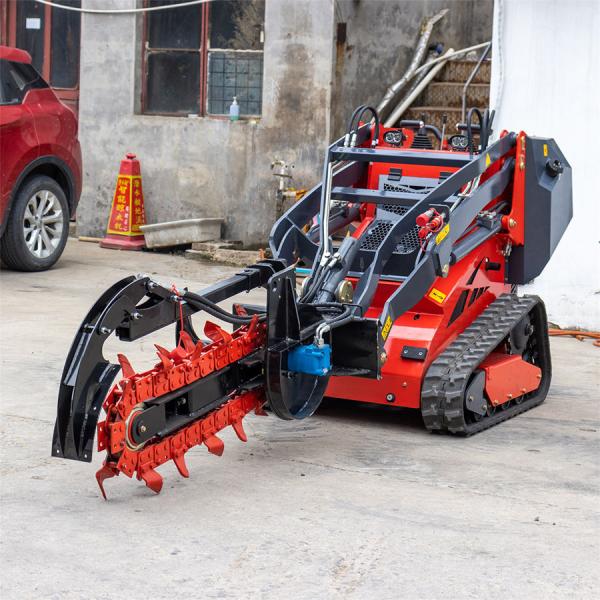 450KG Lifting Mini Loader Machine 25HP 23HP Rubber Tracked Skid Steer Loader