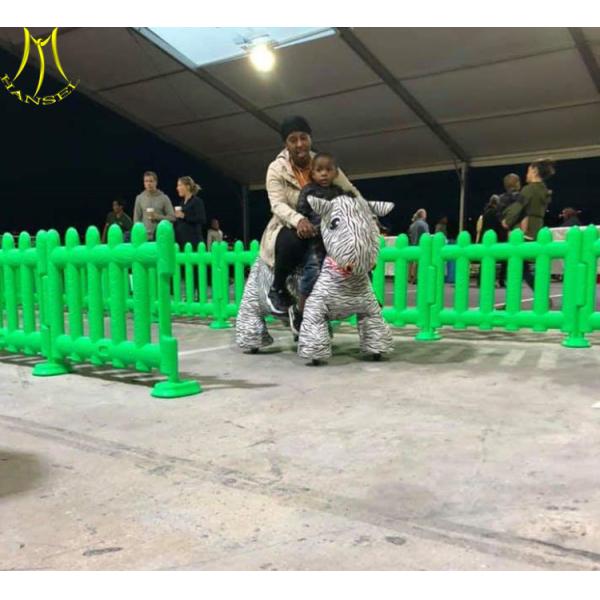 Quality Hansel children amusement rides plush electric battery operated toy car for sale