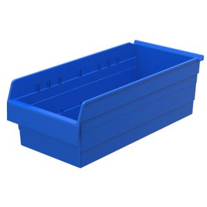 Buy cheap Logistic Shelf Stacking Bin Solid Box Design Warehouse Small Parts Storage Plastic Box For Small Part Organization from wholesalers