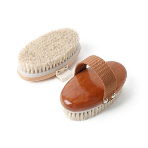 Buy cheap Dark Wood Handle Dry Bruhsing for Body Skin from wholesalers