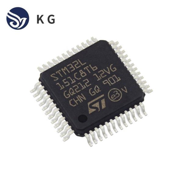 Buy cheap STM32L151C8T6 LQFP48 Electronic Components IC MCU Microcontroller Integrated Circuits STM32L151C8T6 from wholesalers