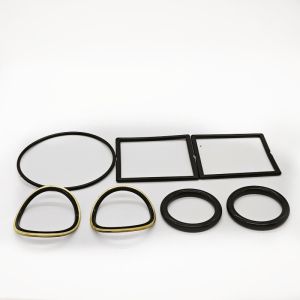 Standard Service MSI Black Buna HSN FKM Plug Valve Seal Kit With Brass Inserts