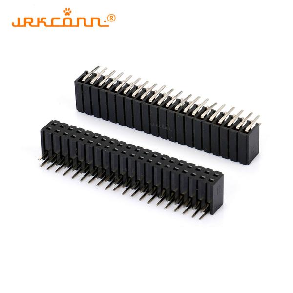 China Right Angle Header Connector 2mm Female Header Socket Connector Insulator Height 7.2mm on sale China Right Angle Header Connector 2mm Female Header Socket Connector Insulator Height 7.2mm on sale