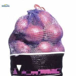 70-140gsm Red Yellow Poly Onion Mesh Net Bags for Agricultural 40*60 cm Function