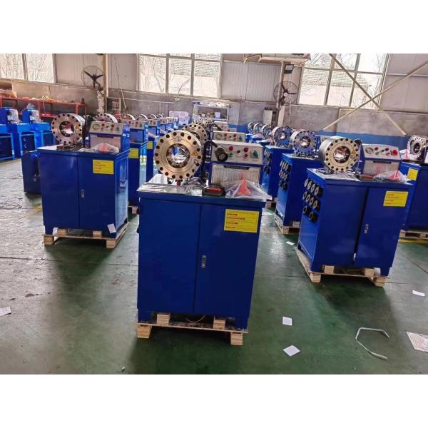 Quality 200 Pcs/H Rubber Hose Crimping Machine With 860*640*1300 Mm 600T Crimping Force for sale