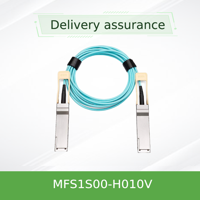 Buy cheap MFS1S00-H010V Mellanox AOC Cable IB HDR Up To 200Gb/S QSFP56 10m Sfp from wholesalers