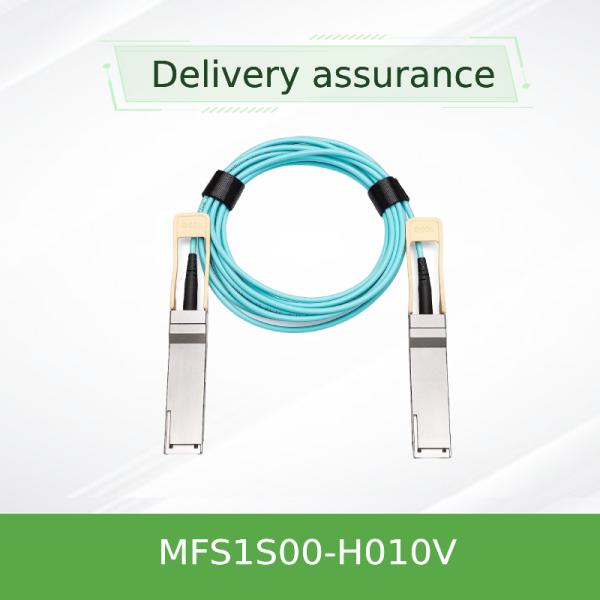 Quality NVIDIA MFS1S00-H010V 200Gb/s QSFP56 Active Optical Cable - 10m AOC for HDR InfiniBand & 200GbE Data Centers for sale