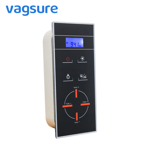 Quality Elegant Clear Steam Bath Equipment Electronic Control Panel Anti Bacterial Easy Clean for sale