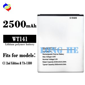 Buy cheap Mobile Version Name WT141 Phone Batteries for Nokia C1 2nd Edition 2500mAh Replacement from wholesalers