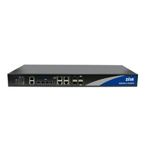 Buy cheap Dual Power Supply 10G Uplink 4 Port EPON OLT OP1604e Black CLI from wholesalers