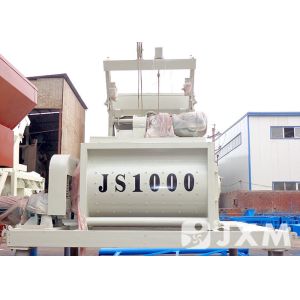 Buy cheap 1000L Twin Shaft Mixer Batching Plant High Mixing Performance from wholesalers