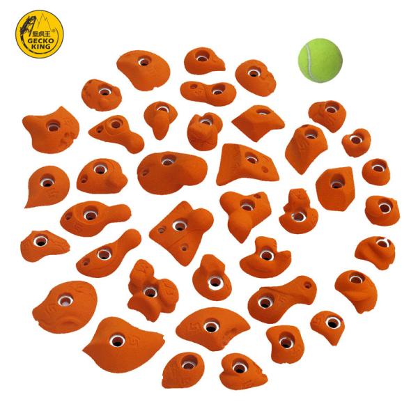 Quality 39 pcs Most Economical Pack of GRP Indoor Mini Rock Climbing Holds GRP Reinforced for sale