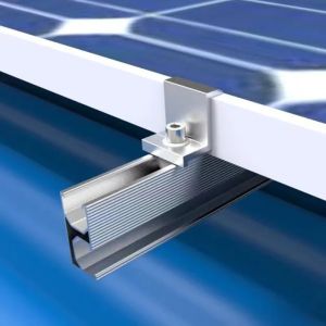 Buy cheap Photovoltaic Solar End Clamp Mounting Weatherproof UV Resistant from wholesalers