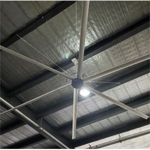 Buy cheap 7.3m 24FT Large Industrial Hvls Ceiling Fan PMSM Brushless Motor And Super Air Volume from wholesalers