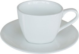 Buy cheap Elegant Appearance Hotel Collection Espresso Cups White Ceramic product