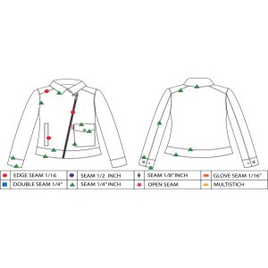 Buy cheap Womens Dark Brown PU Leather Jacket With Plastic Zip Through S M L XL LEDO1727 from wholesalers