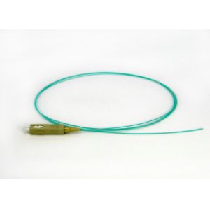 Buy cheap OM3 SC Loose Tube Fiber Optic Multimode Pigtail Aqua Jacket Corning Fiber from wholesalers