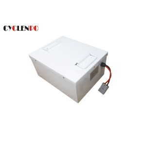 Buy cheap White Rechargeable 24 Volt Lithium Ion Deep Cycle Battery 50ah 15kg For Golf Cart from wholesalers