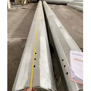 Buy cheap Q460 105FT Electrical Power Steel Pole Hot Dip Galvanized Transmission Dodecagonal from wholesalers