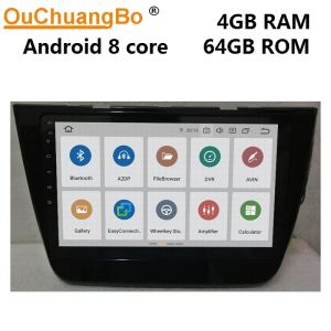 Buy cheap Ouchuangbo car stereo navigation for MG ZS support BT MP3 mirror link android 9.0 OS 4+64 from wholesalers