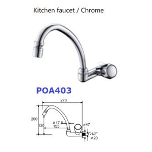 G1/2" Plastic Toilet Hand Faucet With Water Saver Design Sink faucet in Chrome