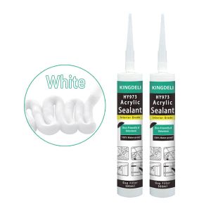 Buy cheap Acrylic Silicone Bathroom Caulk , Waterproof Transparent Silicone Adhesive from wholesalers