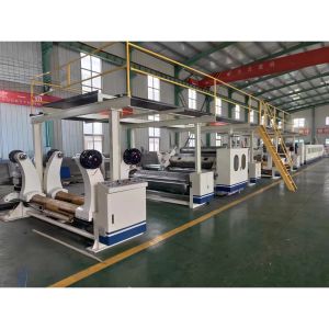 Buy cheap Horizontal Output Corrugated Cardboard Paper Production Line with 0.75KW Frequency Control from wholesalers