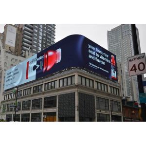 Buy cheap Corner Seamless 90 Degree Led Screen 10mm Led Display Energy Saving from wholesalers