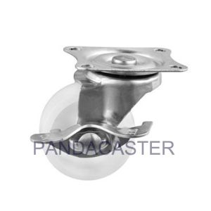 Buy cheap 2 Inch White PP Polypropylene Wheels Furniture Swivel Casters With Brakes from wholesalers