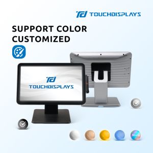 Dual Touch Portrait Screens Intel I3 Retail POS Machine Zero Bezel