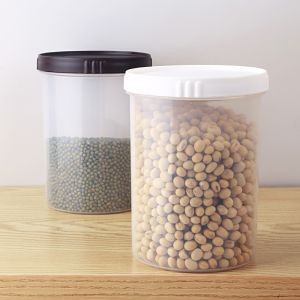 Buy cheap Sealed Can Transparent Kitchen Sundry Plastic Grain Storage Containers from wholesalers