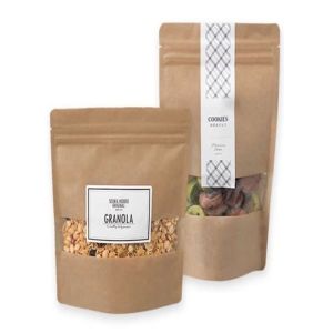 Buy cheap Food bag with window and beautiful printing from wholesalers