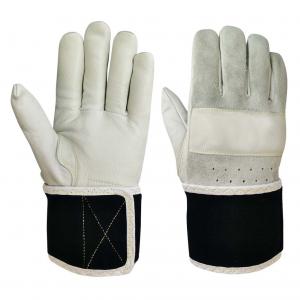 Buy cheap Hysafety A1 2019 Anti Vibration Work Gloves Reversed Cowgrain Leather Back product