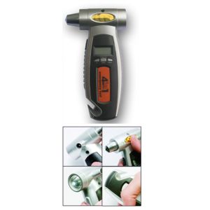 Buy cheap tire gauge with flashlight ,emergency hammer ,seat belt cutter from wholesalers