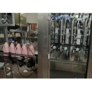 5L Auto Detergent Filling Machine Liquid Viscous Round Bottle Equipment