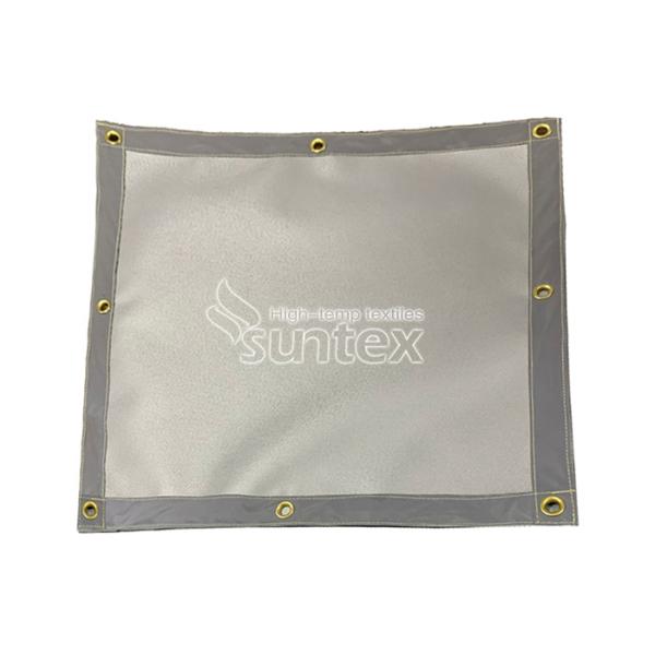 Quality Double Coated Silicone Fiberglass 36'' Fire Pit Mats Protector for sale