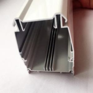 China 6063 White Black Aluminum Extrusion Profile Square Precision Factory Outlet on sale