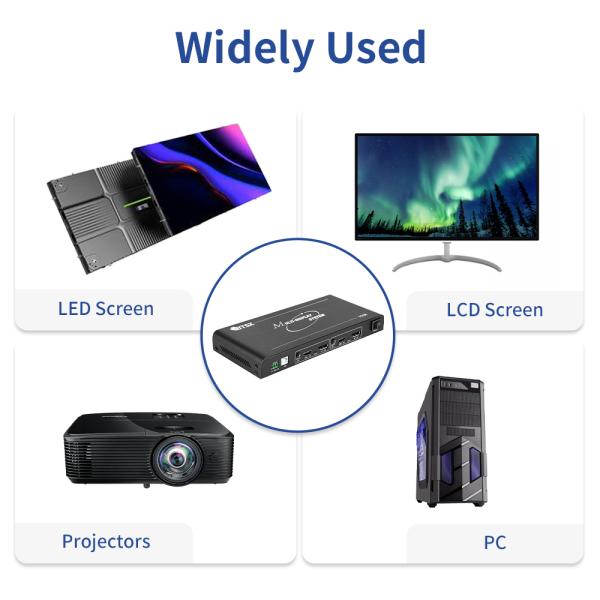Buy cheap 8 output ports Supports Video Wall Controller UHD Resolution and horizontal screens for large-scale parallel 2in8out from wholesalers