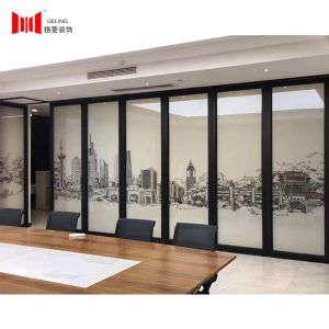 Buy cheap 80mm Thickness Double Glass Movable Wall Partition For Office product