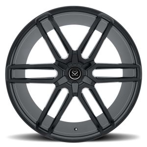 20x10 inch black milled custom forged monoblock alloy wheel chrome rims
