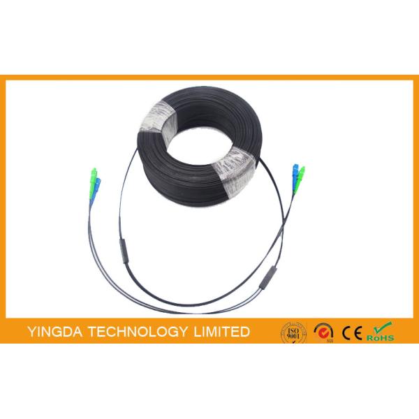 Indoor Fiber Optic Patch Cables SC APC - SC Duplex FTTH Drop Cable Fanout Kits