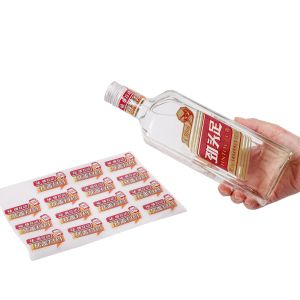 Buy cheap Custom Made Clear  Labels Personalized Waterproof Wine Bottle Labels from wholesalers